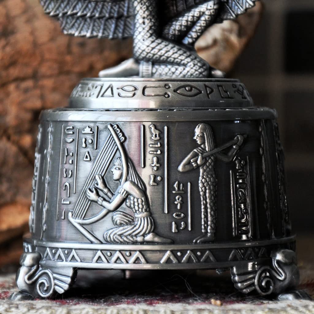 Muzyczna Pozytywka Emboss Metal Music Box, Wind Up Posąg Pudełko Muzyczne Prezenty Dla Dziewczyn Kobiety Chłopcy Urodziny Rocznicowe Kolekcje Home Decoration Dekoracyjne Pamiątki