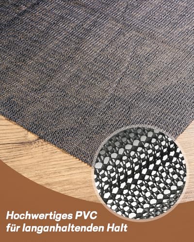 Foto von VABNEER Antirutschmatte, 40x60cm PVC Antirutschunterlage Mehrzweck, Teppichstopper für Schubladen Auto Kofferraum Küche Wohnmobil Regal Palette (Schwarz)