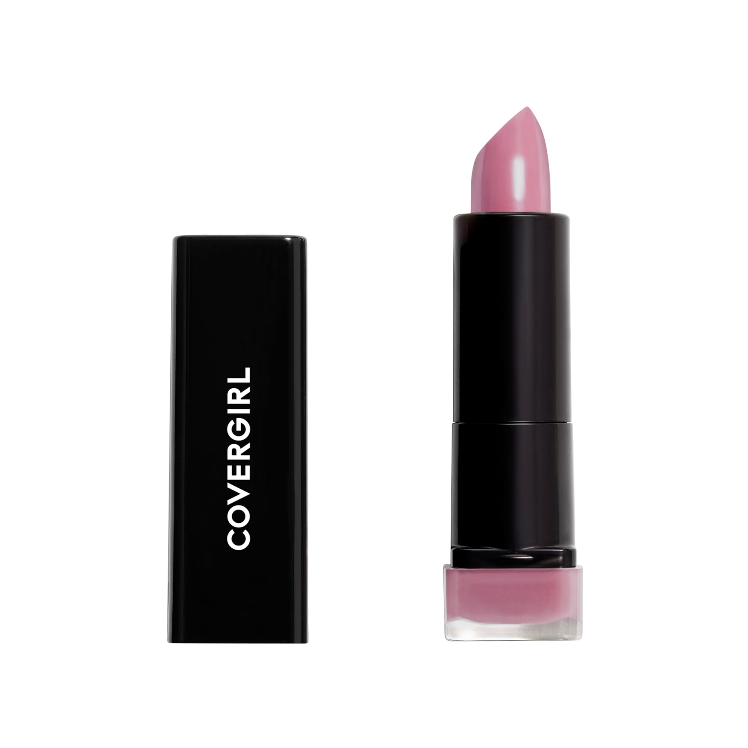COVERGIRL Exhibitionist Lipstick Cream, Romance Smoove 265, Lipstick Tube 0.123 Oz (3.5 G)