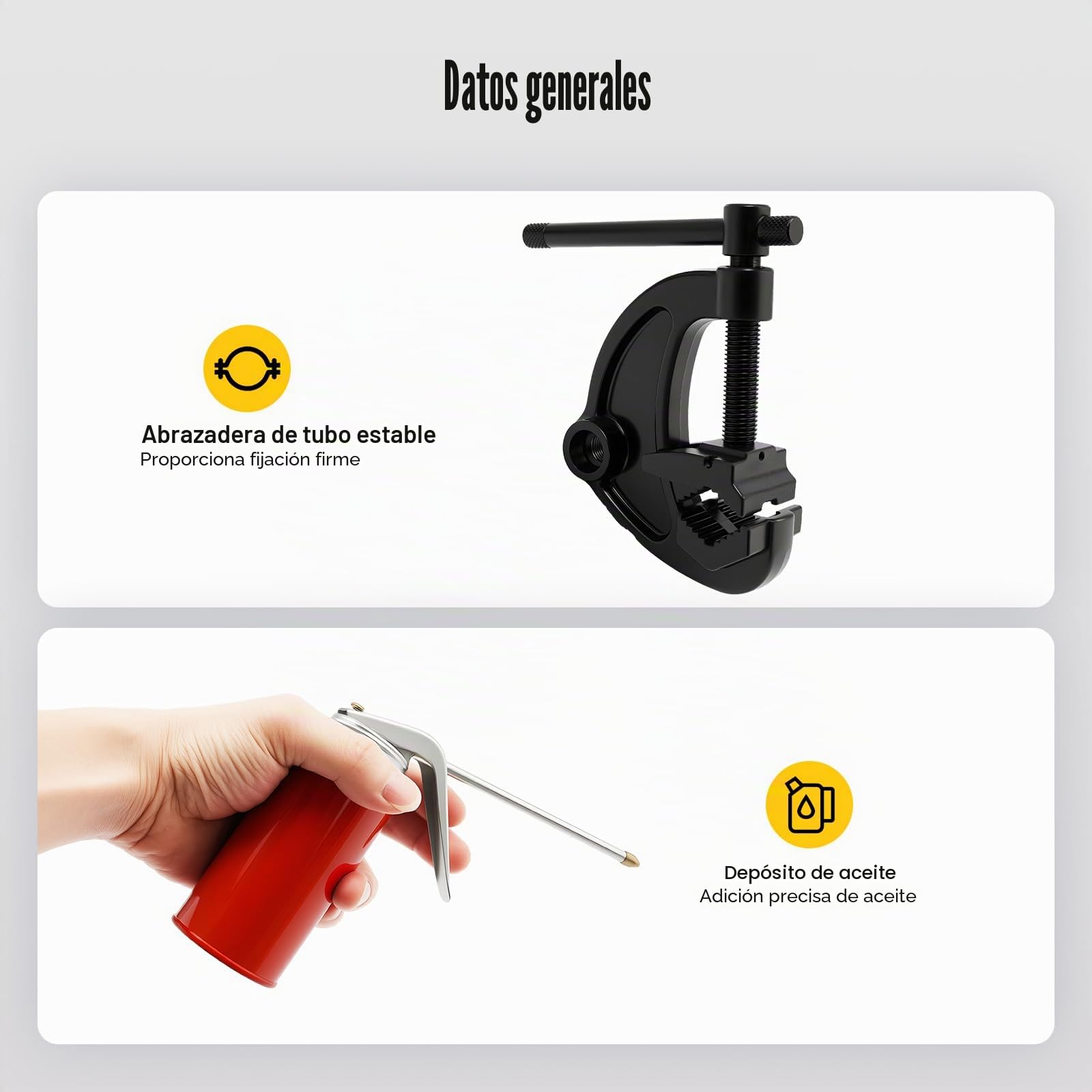 Máquina de roscar eléctrica, 230 V, juego de 6 troqueles de 1/2'' 3/4'', 1'' 1-1/4'', 1-1/2'' 2'', cortador de roscar para la industria de la construcción, la industria y las empresas mineras