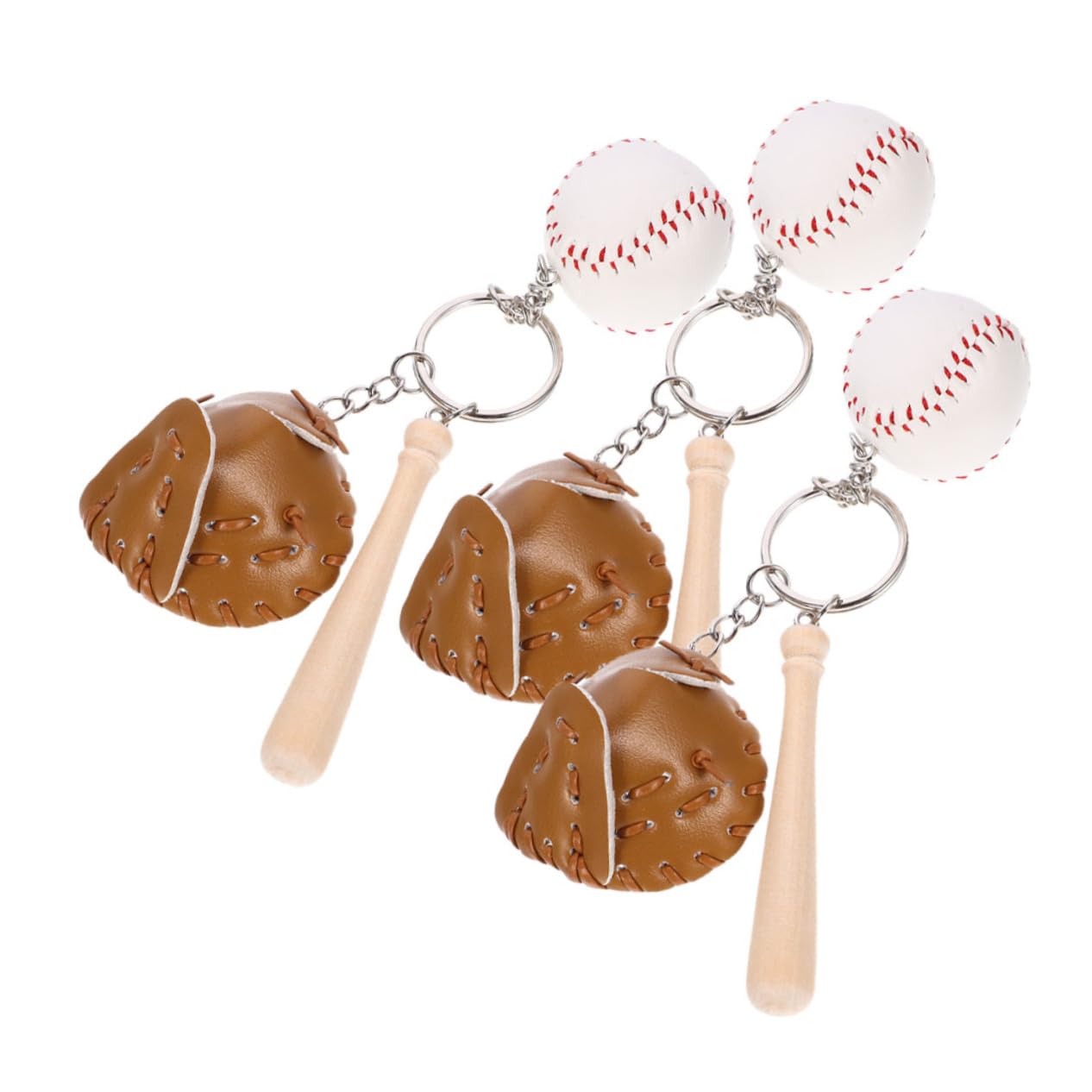 Ipetboom Portachiavi Con Gancio Per Portachiavi Da Baseball Simpatici Portachiavi Da Baseball Bomboniere Sportive Mini Portachiavi Da Softball Ciondolo Da Softball Portachiavi Da