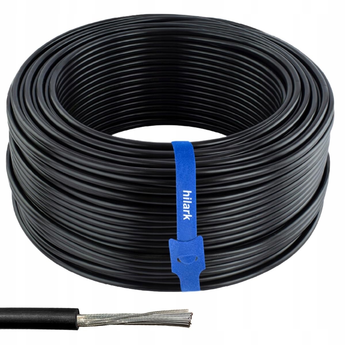 Cavo solare fotovoltaico 1x6mm2 nero - 50m