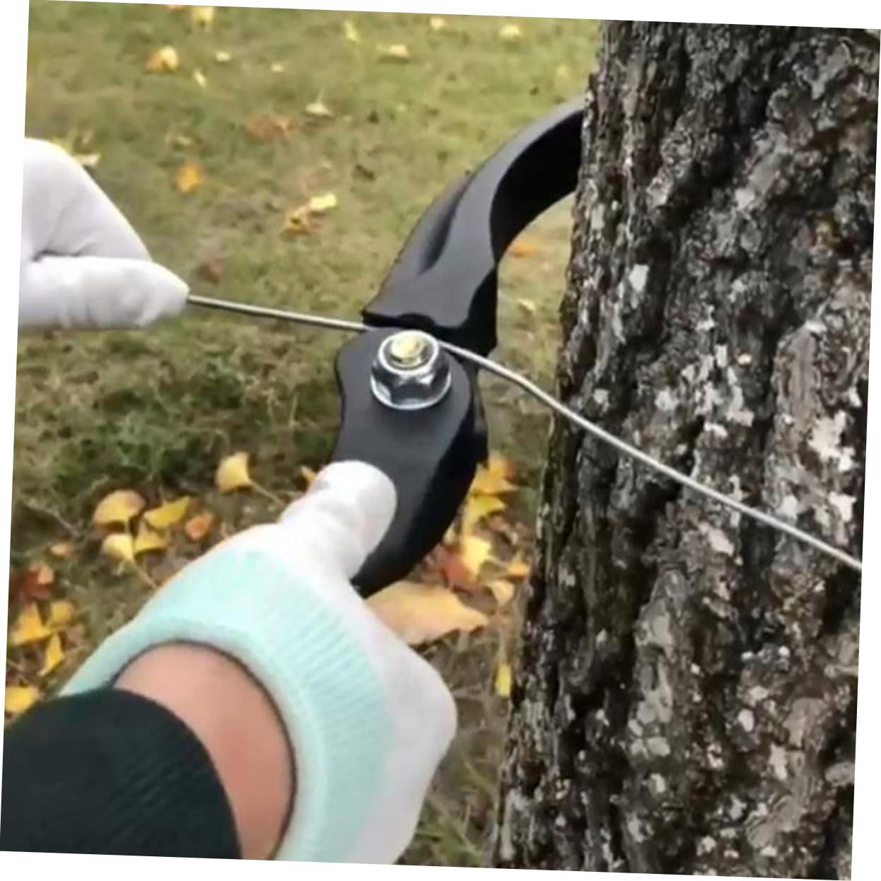 DOITOOL Tensor Mango Largo y Jardín para Cercas Agrícolas de Alambre Herramienta Práctica de Acero para Tensar y Estirar Alambres de Púas y Lisos