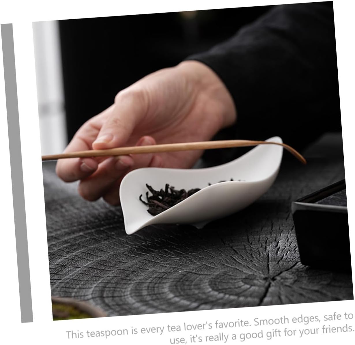 Ceramic Tea Scoop Multi-function Spoon for Loose Tea Leaves Delicate Ceramic Spoon