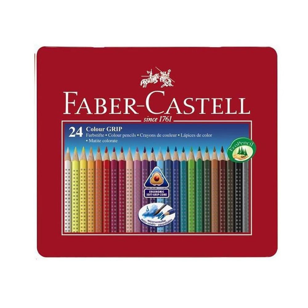 ファーバーカステル カラーグリップ水彩色鉛筆 24色(缶入) o7r6kf1 Amazon.co.jp: ファーバーカステル カラーグリップ水彩色鉛筆 24色(缶