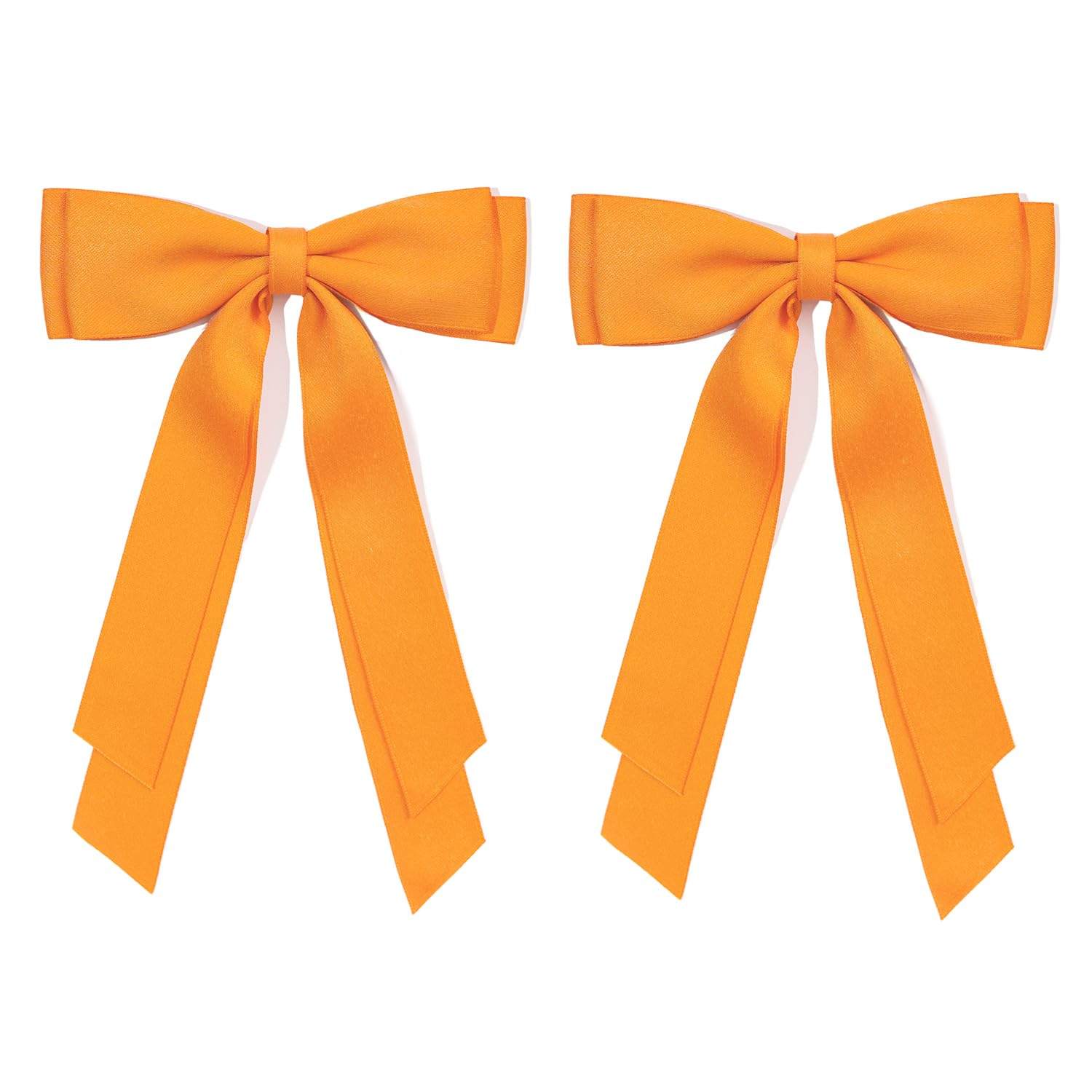 Ayesha Blue Hair Bows Clip Ribbon Bow Ponytail Hair Accessories for Girls