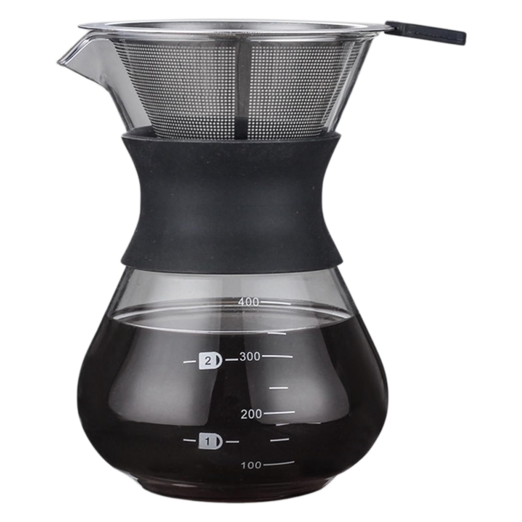CTRLZS Coffee Filter, Dripper Coffee Maker Pour over with Stainless Steel, Thermal Insulating Brewed From Pour over Coffee Brewer