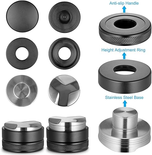 Miniatura 4 de MATOW Distribuidor de café de 2.087 in, herramienta de distribución de espresso, nivelador de café compatible con portafiltro Breville de 2.126 in,