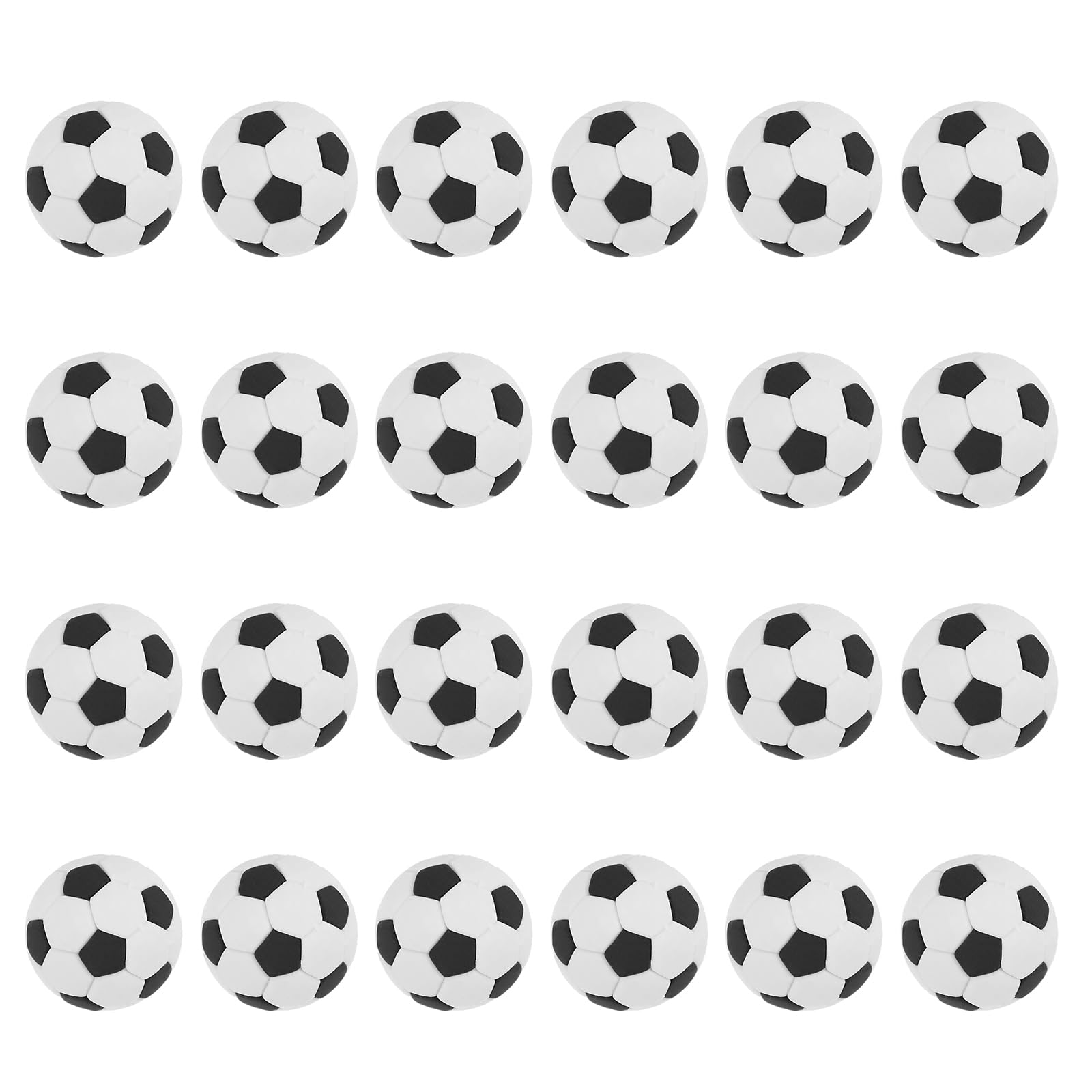 PATIKIL 3D Sports Balls Erasers, 24 Pcs Fun Football Pencil Erasers, Small Ball Pencil Rubber Take Apart for Classroom Prizes Reward Party Favors Boxes Gifts Bag Stuffer, Black