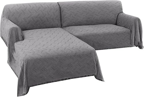 Miniatura 1 de Turquoize Fundas de sofá modulares en forma de L, funda de sofá seccional, lavable, 2 piezas, para sofá seccional, con tela jacquard tejida