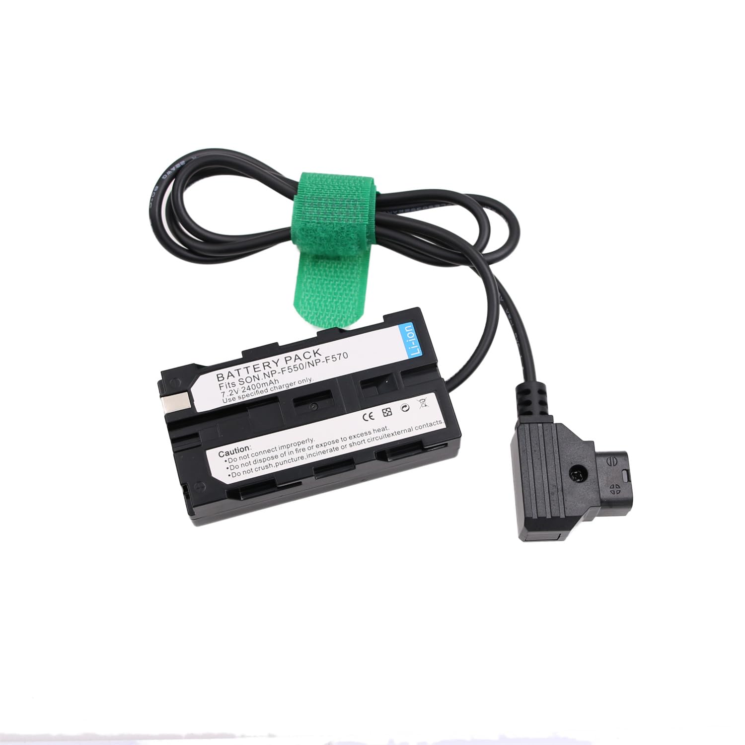 HangTon D-tap NP-F970 F750 F570 F550 F550 Dummy Battery Power Adapter for BMPCC 6K Pro, Zoom F6, Atomos Shogun Inferno Ninja (70 cm)