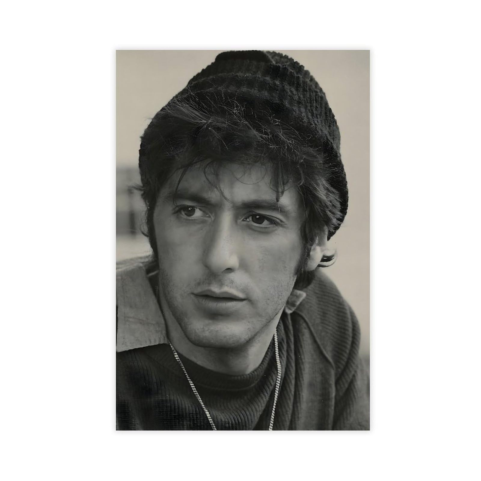 Exclusive Art Classic Actor Posters Al Pacino Portrait Poster 1 Canvas Poster Wall Art Decor Print Picture Paintings for Living Room Bedroom Decoration 08x12inch(20x30cm)