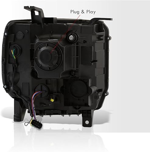 Miniatura 7 de AJP Distributors OE estilo LED DRL proyector halógeno faros faros de señalización luces de montaje de vivienda par izquierda derecha