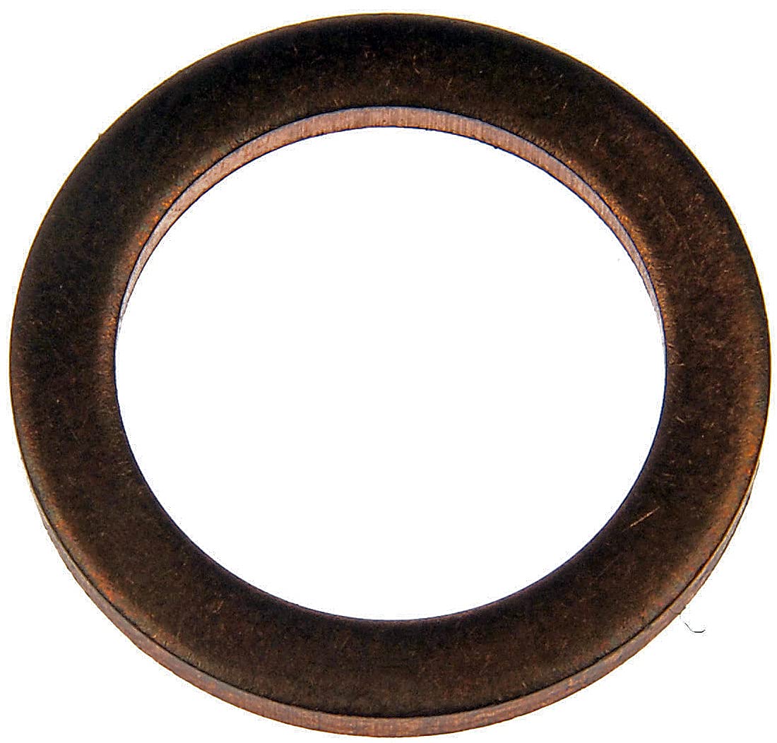Copper Drain Plug Gasket, Fits M14, 9/16 - Dorman 097-135 Copper Drain Plug Gasket, Fits M14, 9/16 Compatible with Select Models, 10 Pack - DORMAN 9/16" Copper Engine Oil Drain Plug Gasket for Ford - Dorman Engine Oil Drain Plug Gasket 097-135 - OIL DRAIN PLG GASKET - Copper Drain Plug Gasket, Fits M14, 9/16 - Drain Plug O-Ring - Oil Drain Plug Seal - Oil Pan Drain Plug Gasket - These oil drain plug gaskets are designed to specific sizes and standards for reliable replacement at every oil change. - 2018-71
