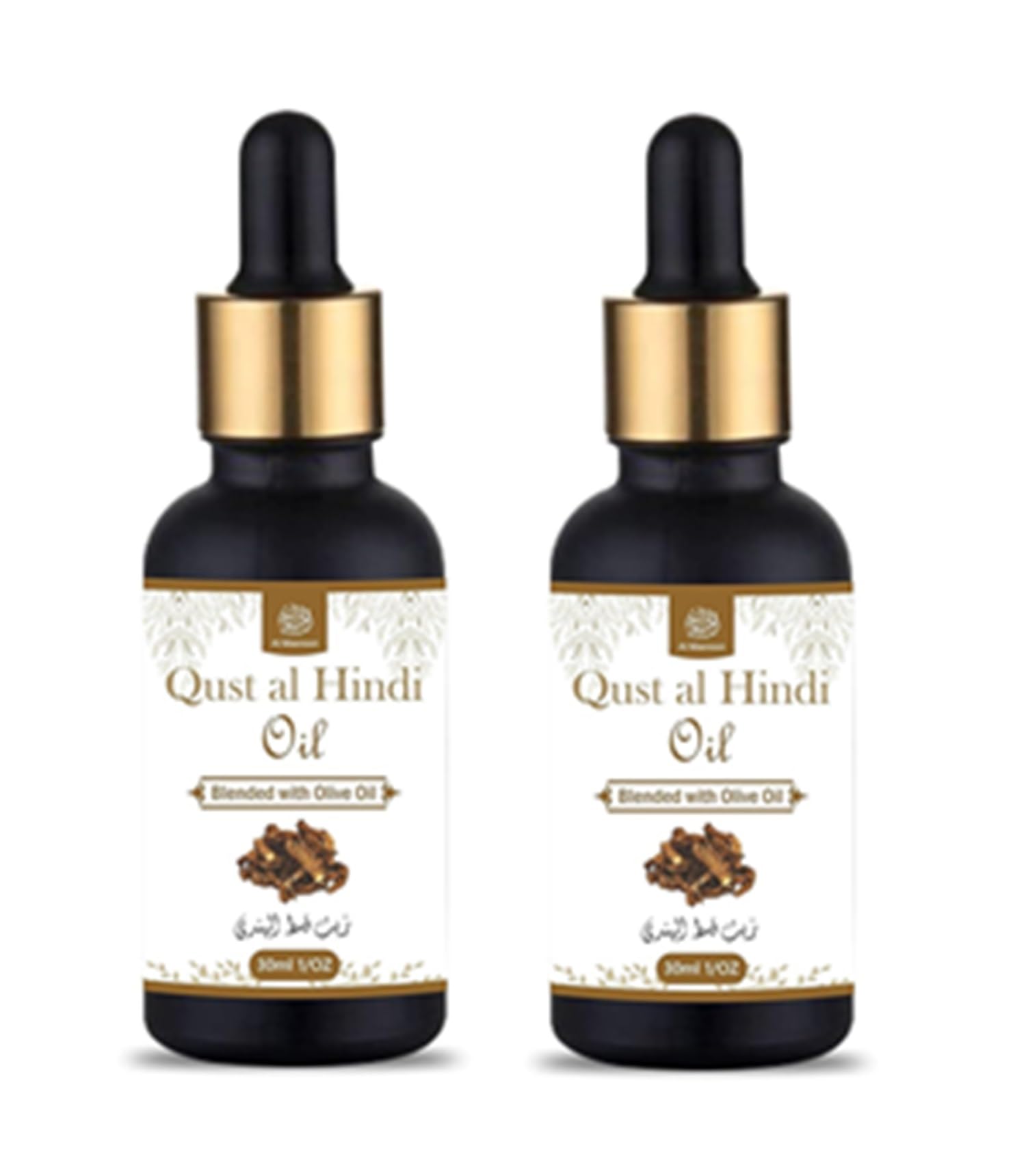 AL MASNOON Qust al Hindi Oil/Costus Root Oil Infused with Olive Oil 60ml(Pack of 2) 100% Natural & Pure-image-21