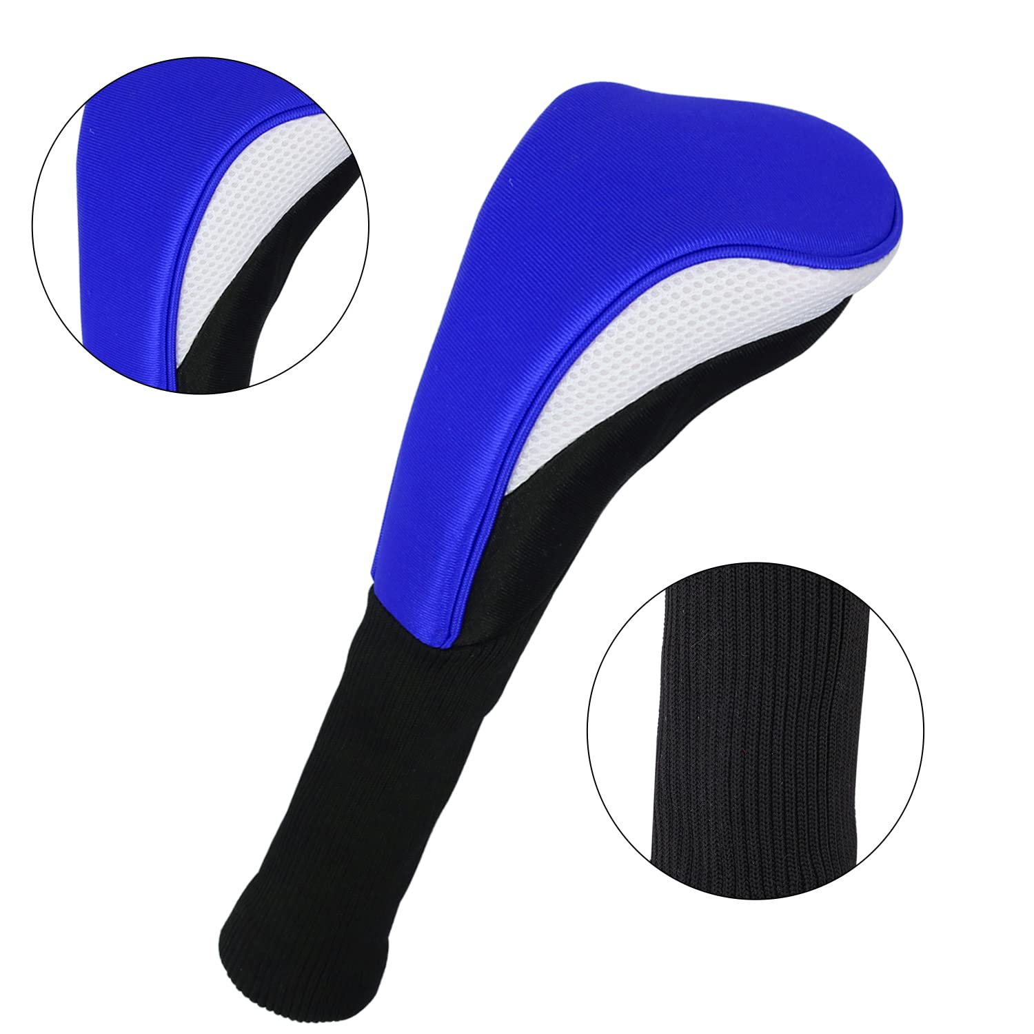 Fundas Para La Cabeza De Palo De Golf Para Hierros De Negro