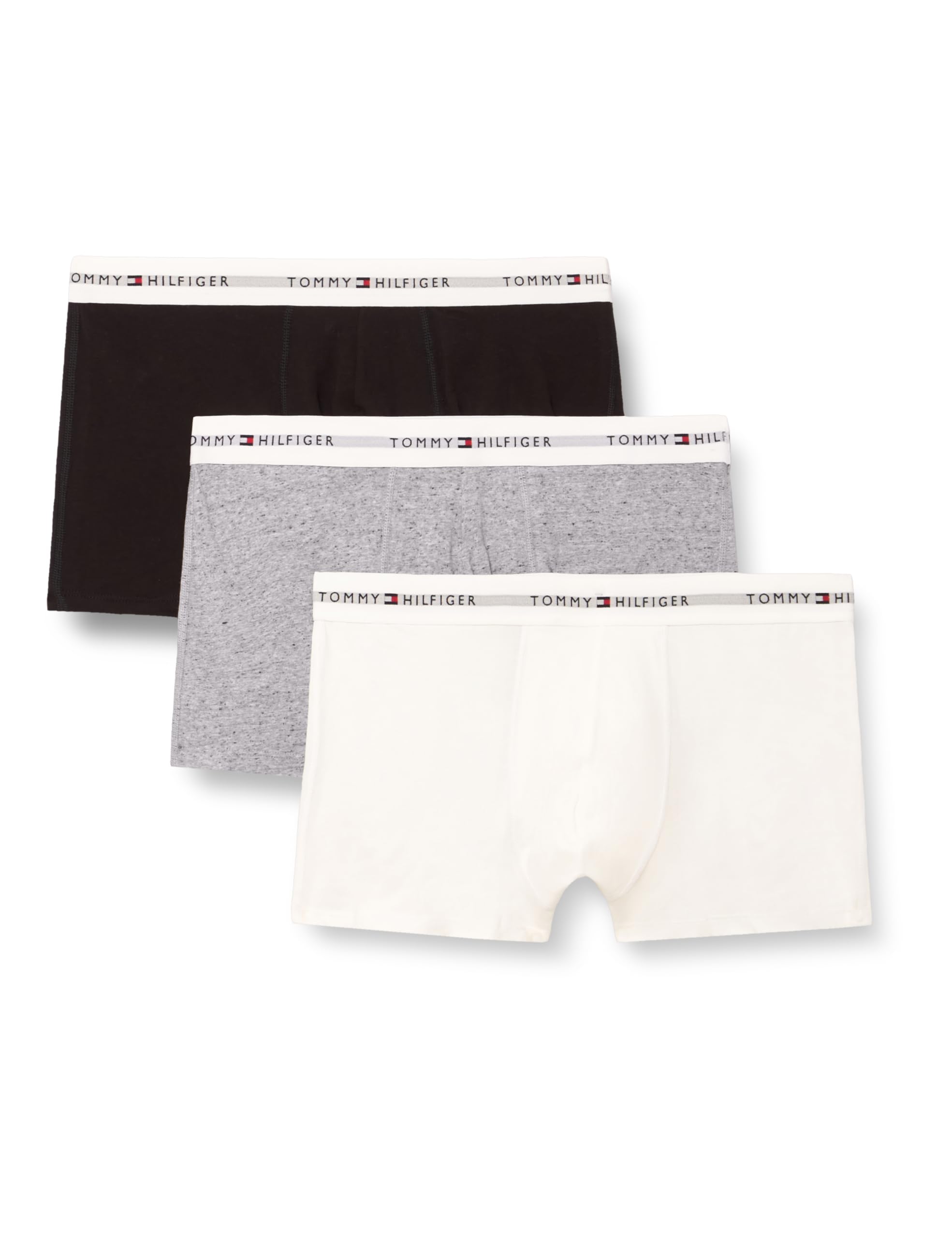 Tommy Hilfiger Boxers pour Homme 3P Grey Heather/Black/White