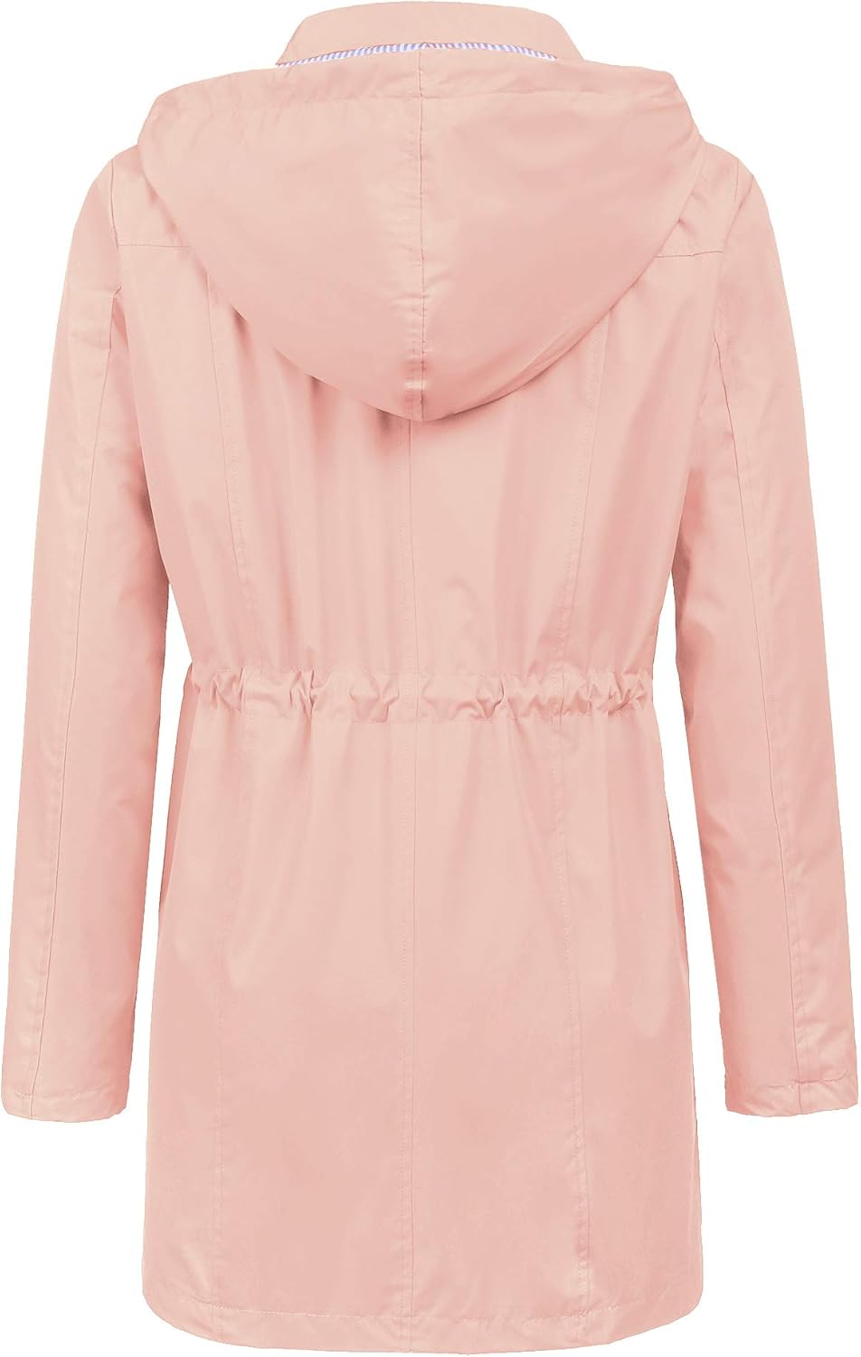 LOMON Raincoat Women Waterproof Long Hooded Trench Coats Lined Windbreaker Travel Jacket S-XXL - Image 4