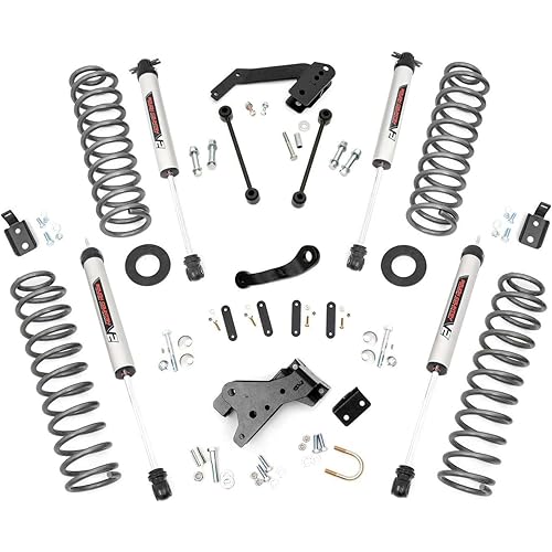Rough Country 4" V2 Lift Kit for 2007-2018 Jeep Wrangler JK Unlimited - 68170