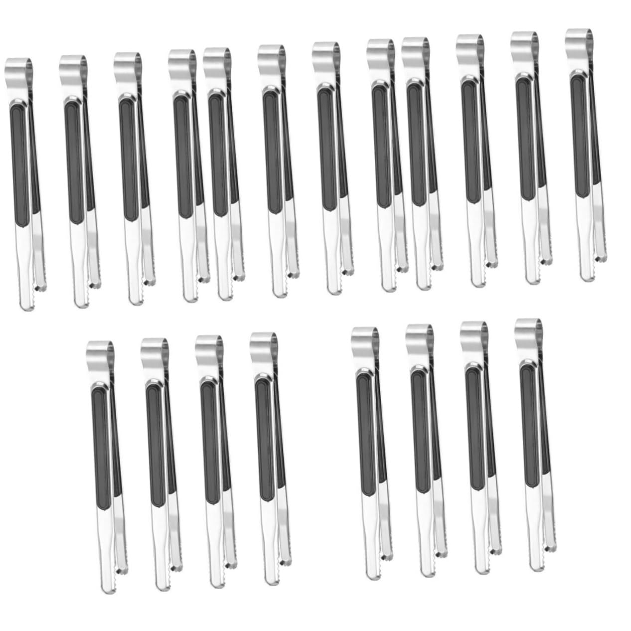 Toyvian 5 Series Pinzas Para Parrilla Ranurado Cocinando Reutilizable De Múltiples Fines Parilla Carne Torneado Fiesta Tenazas Pinzas De Barbacoa Acero Inoxidable 430 4 Piezas X 5