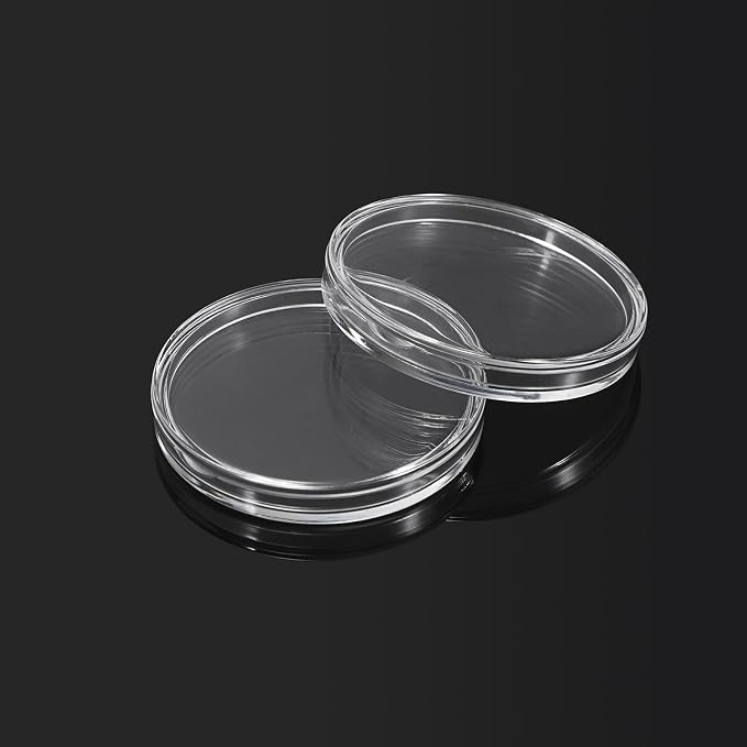 Capsulas para monedas 39mm acrílico transparente 100 piezas miniatura 7