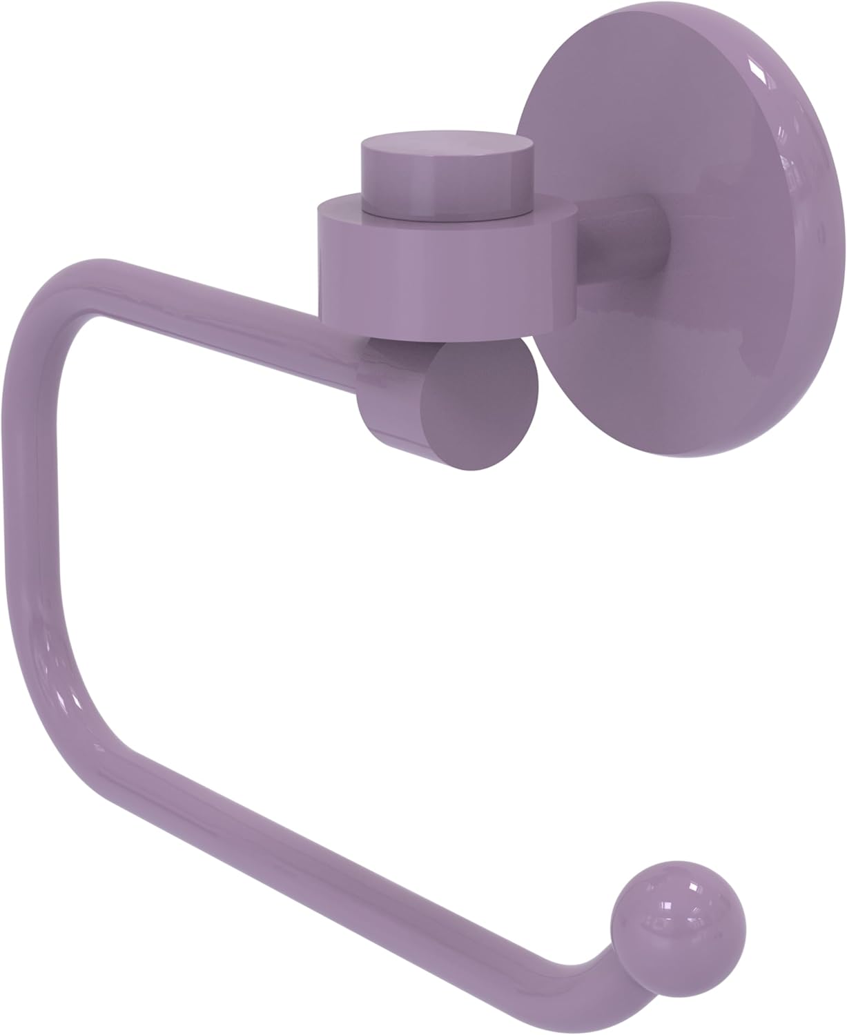 Allied Brass 7124E-LVN Satellite Orbit One Collection Euro Style Toilet Tissue Holder, Lavender