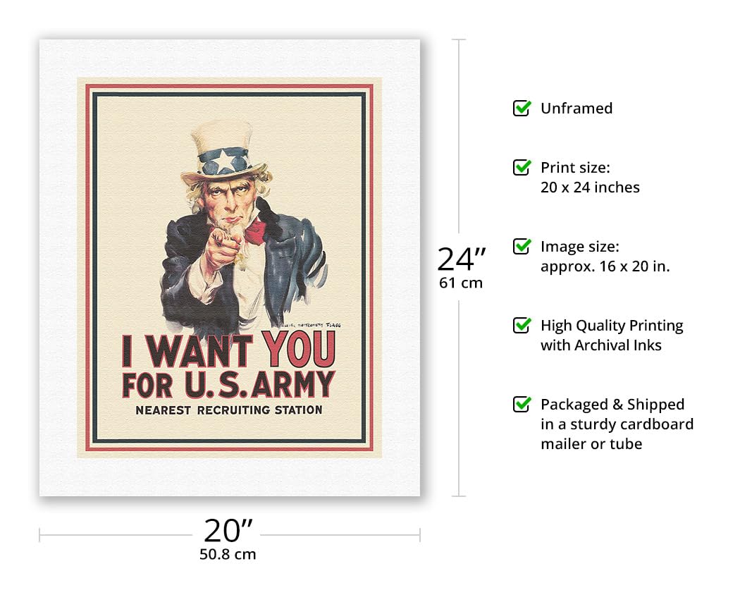 MAD No.126 アンクルサム ポスター Amazon.co.jp: I Want You for USArmy - アンクル・サム - 第一次世界