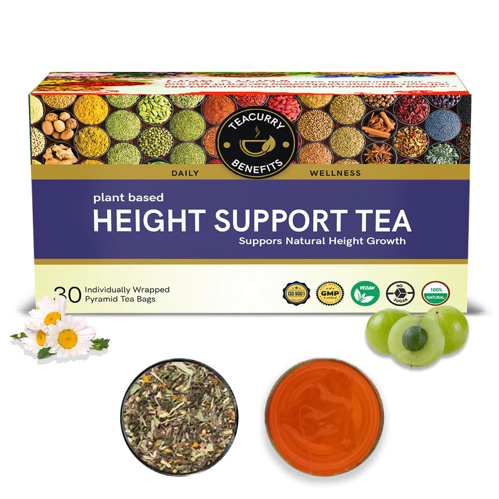 See full amazon price history chart for TEACURRY Height Support Chamomile Tea (30 Tea Bags)-Helps With Height Growth, Taller Look And Confident Naturally|Chemical Free,60 Grams TEACURRY Height Support Chamomile Tea (30 Tea Bags)-Helps With Height Growth, Taller Look And Confident Naturally|Chemical Free,60 Grams (B0CMJ6T8YV) Amazon Price History, Amazon Price Tracker
