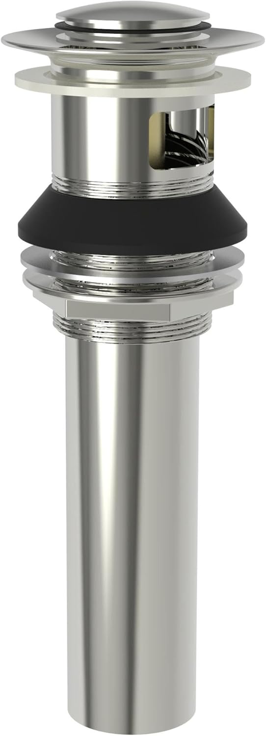 Brasstech 3302 Pop-Up Drain Assembly - Polished Nickel - Natural