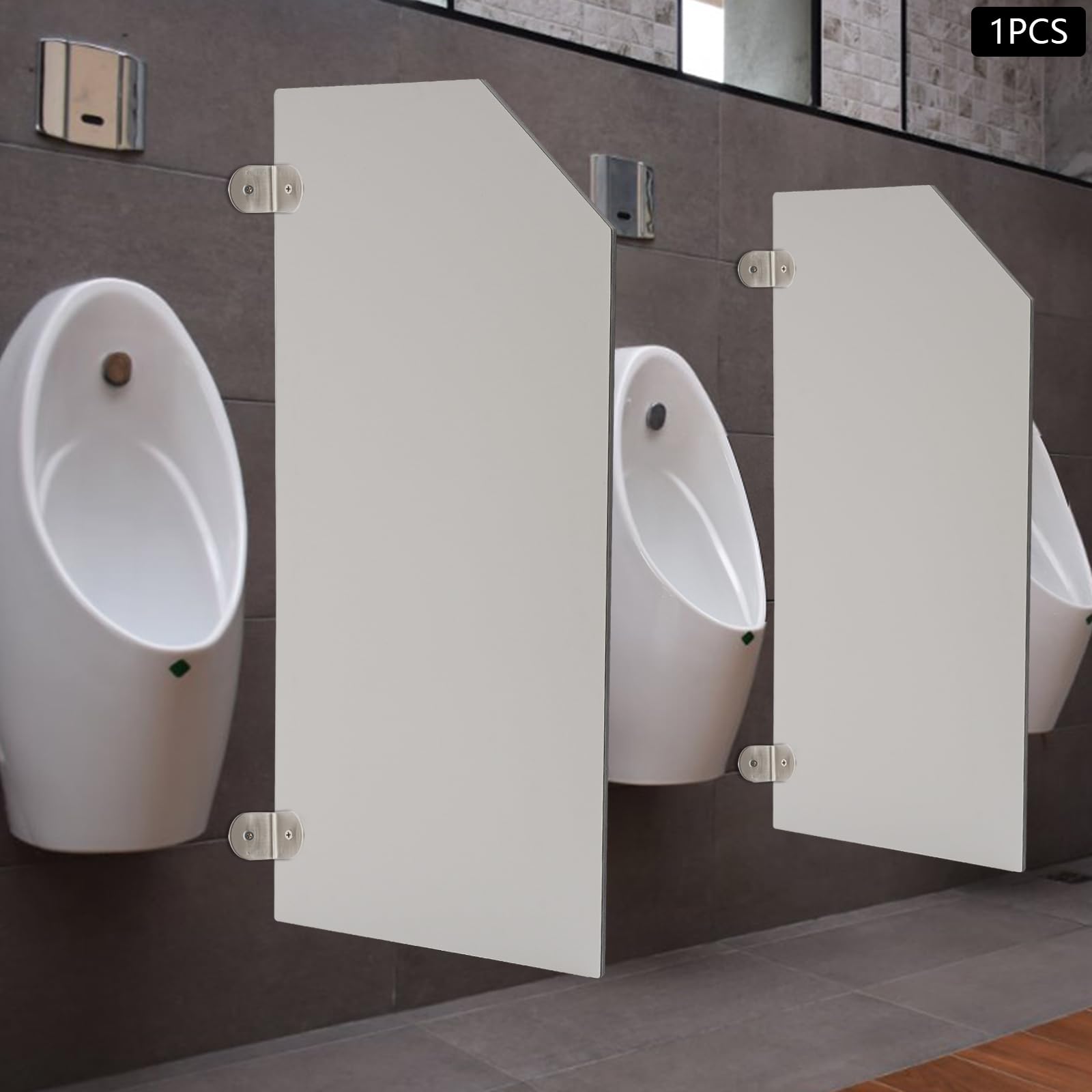 Urinal-Trennwand, 40 * 90cm WC Urinal Trennwand, Bidet Trennwand Toiletten Trennwand, Sichtschutz Toiletten Trennwand für Schulen Einkaufszentren öffentliche Orte Kindergärten Büros