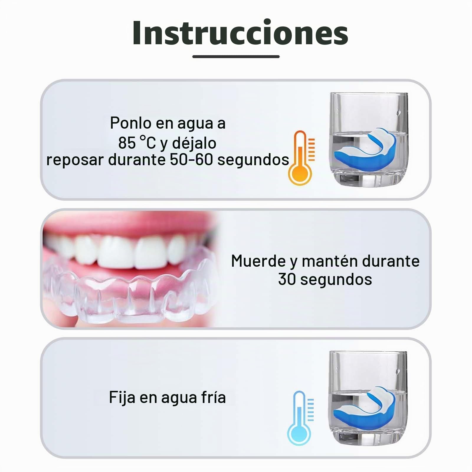 Protector bucal para niños de 5 a 8 años (1 unidades) - Ideal para Boxeo, Artes Marciales, Hockey, Fútbol, Muay Thai y Hockey sobre Hielo, Fabricado en Material EVA,Duradero y Confort