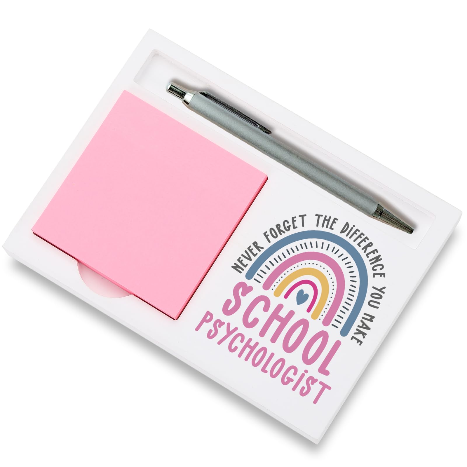 Pariveca School Psychologist Appreciation Gifts Desk Organizer, Thank You Gift for School Psychologist Office Organizer for Education Week, Graduation