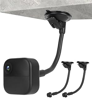 UYODM 2Pack Suction Cup Mount Holder Compatible with Blink XT3/Blink 4 (4th Gen)/Blink XT2/XT,Blink Mini,9inch Flexible Long Gooseneck Arm,Attach Your Blink Camera Wherever You Like Without Any Tools