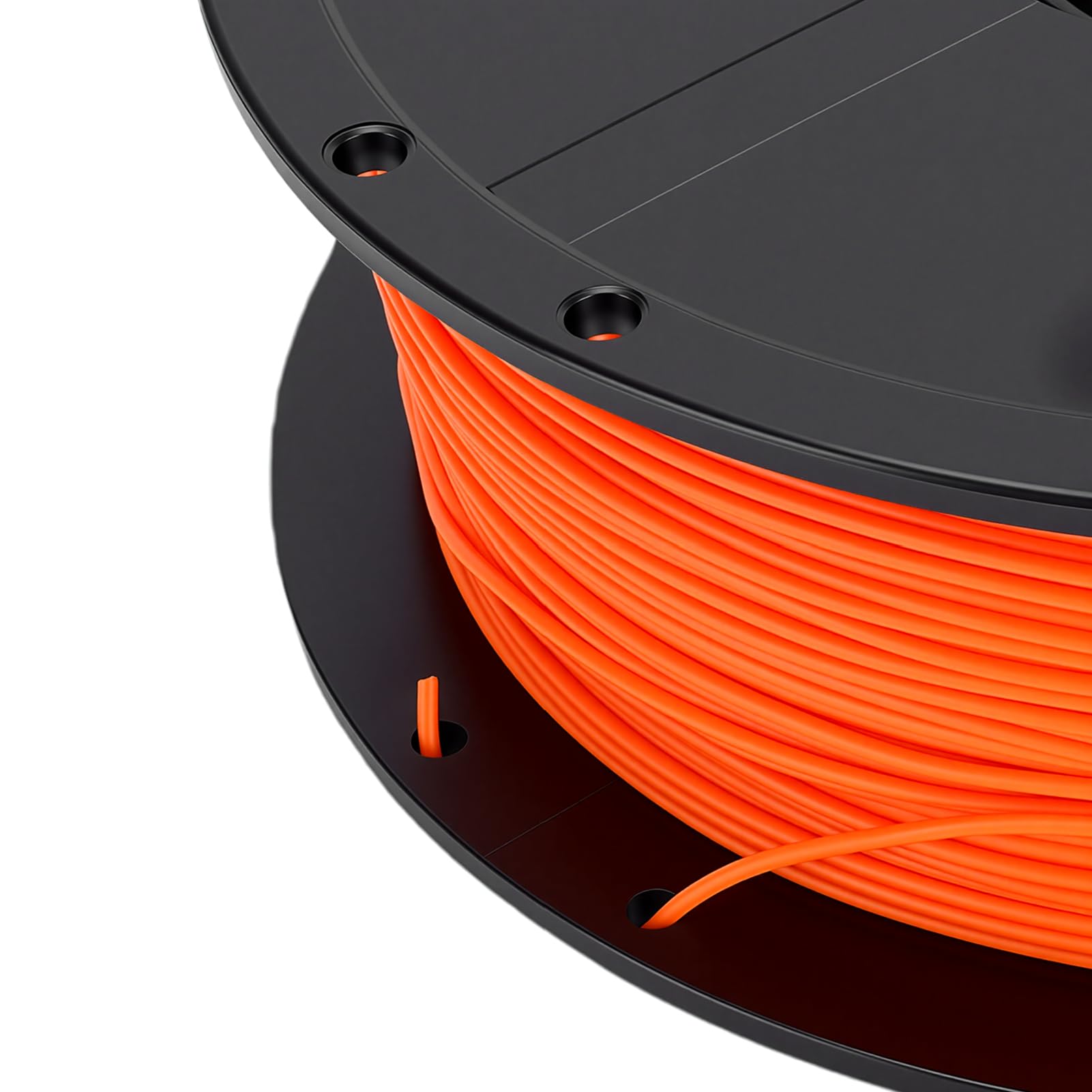 GOWENIC Filament do Koszykówki Bezpowietrzny 1KG | Elastyczny TPU z Mikrofibry o Grubości 1,75 Mm do Drukarek 3D FDM (ORANGE)