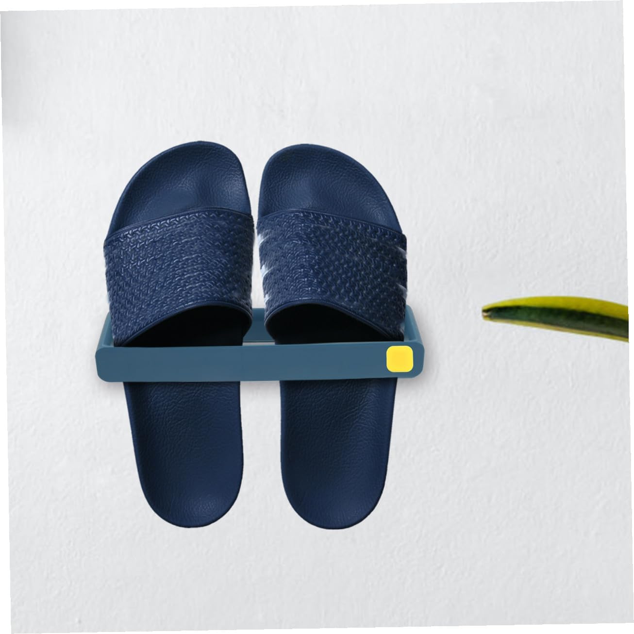 Wall Mounted Slipper Rack 4 Piece PP Adhesive Hanging Organizer