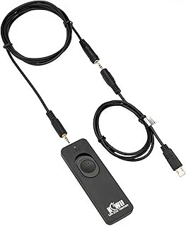 Kiwifotos Remote Control Shutter Release Cord for Sony A6000 A6100 A6600 A6500 A6400 A6300 A7IV A7III A7II A7 A7R V IV A7RIII A7RII A7R A7SIII A7SII A7S A1 A9 ZV-1 RX100 VII VI VA V III RX10 IV & More