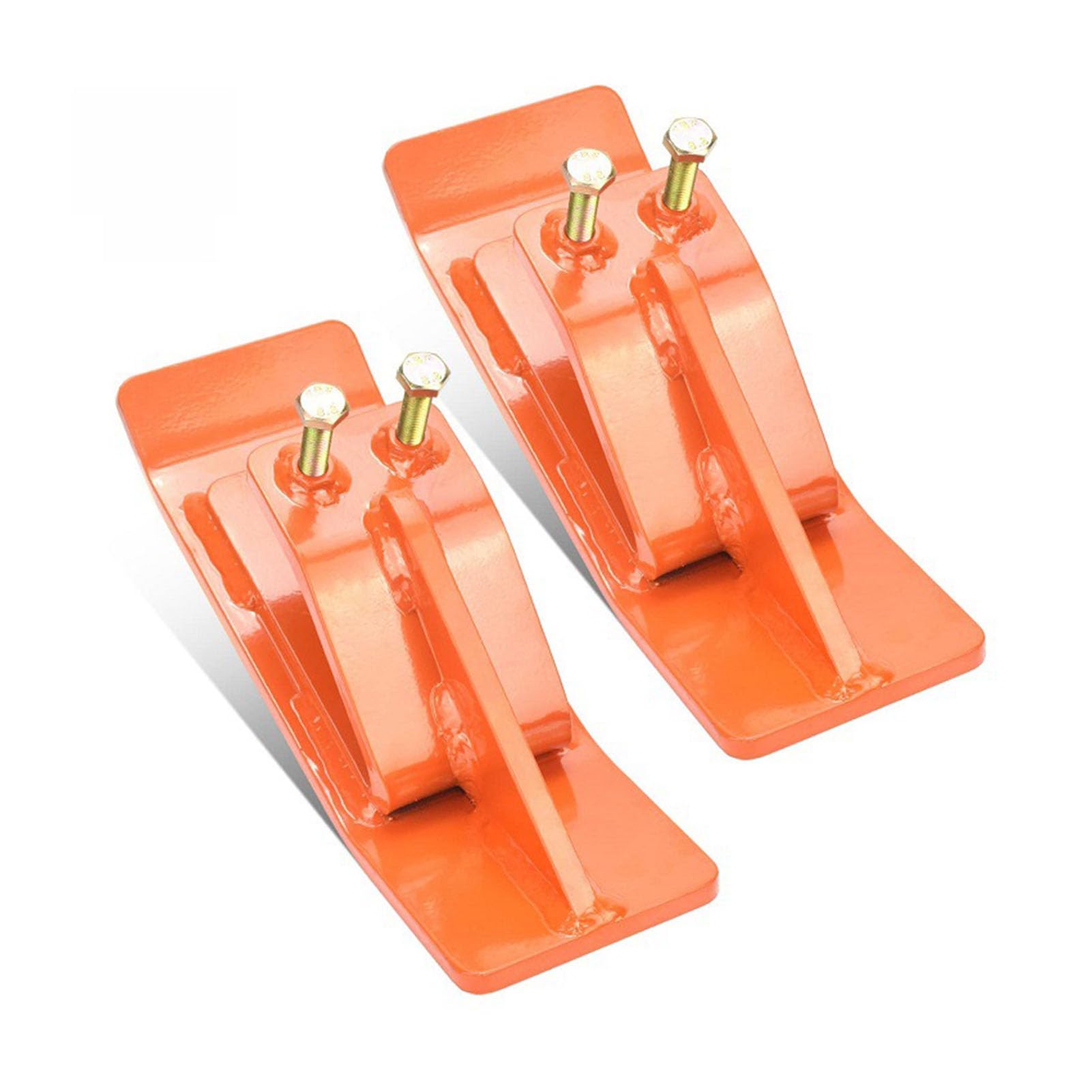 Traktor Eimerschutz Stahl, Rasentraktor Zubehör mit Skikantenschutz, Sicherungsmuttern und Schrauben für Gartenpflege, ideal für Schnee, Blätter, Schmutz auf Rasenflächen und Schotterwegen.