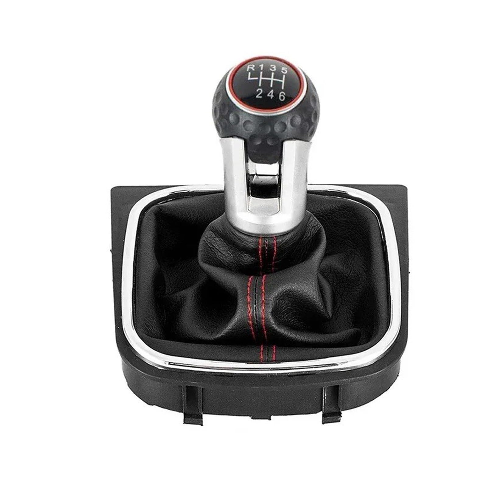 SAUANMNKTP Gearshift Knob for VW for Golf 5 MK5 R32 2004-2009 Gear Shift Knob Car Stick Lever Shifter Handball(6 Speed)