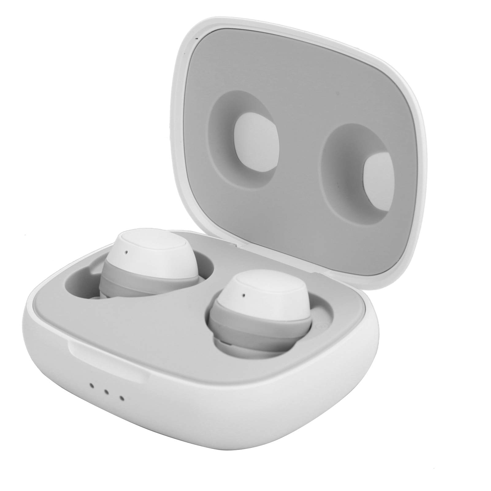 Ejoyous Cuffie Bluetooth Wireless con Custodia di Ricarica, IPX5 Bianco