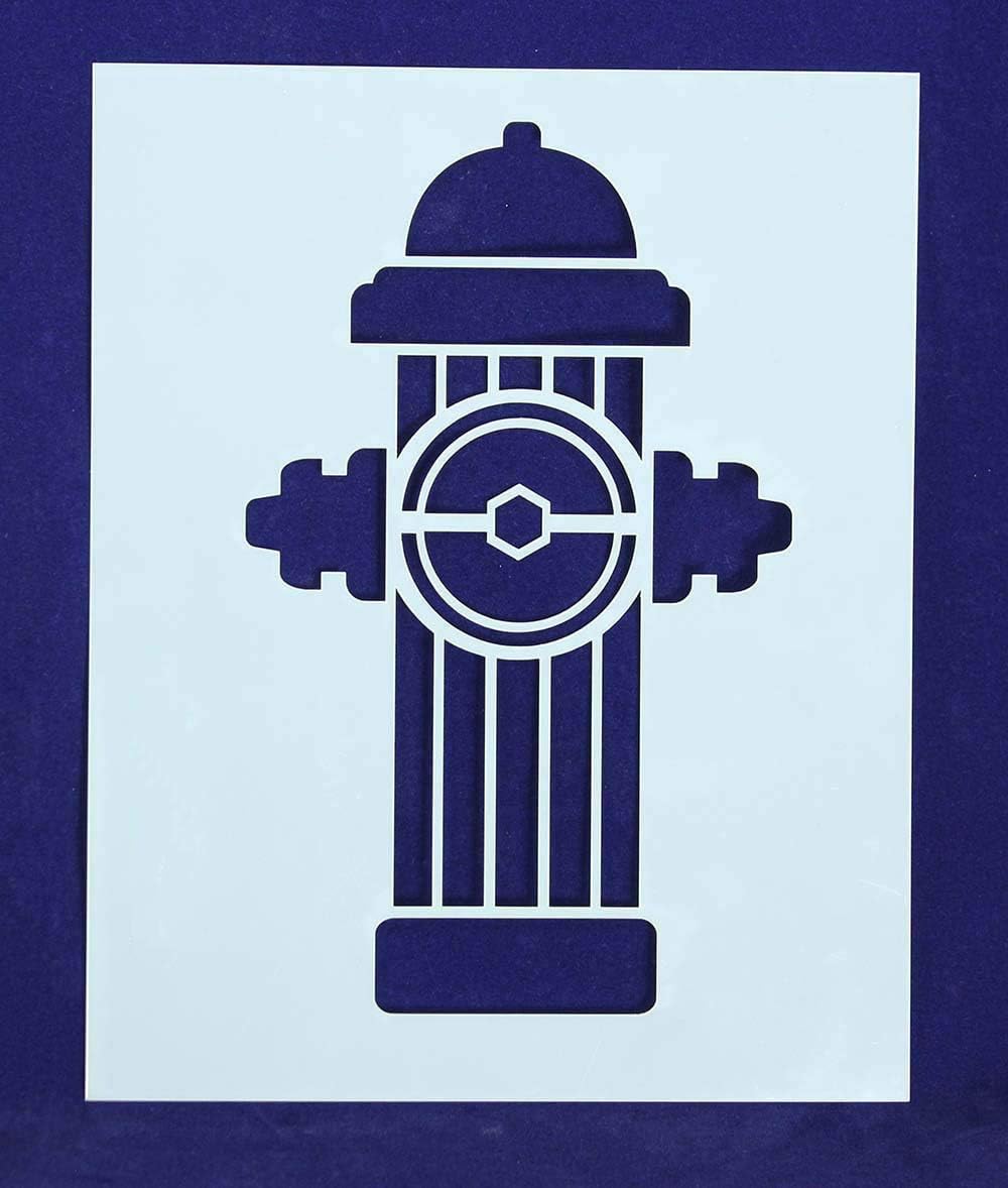 Fire Hydrant Stencil - 18 Inch x 24 Inch