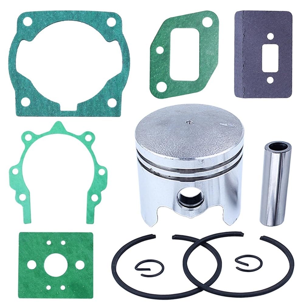 Kit Completo de Juntas de Anillos de pistón de 40mm, Apto for desbrozadora de Motor de 43cc 40-5 BC430 CG430 1E40F-5 TL43, Pin de 10mm