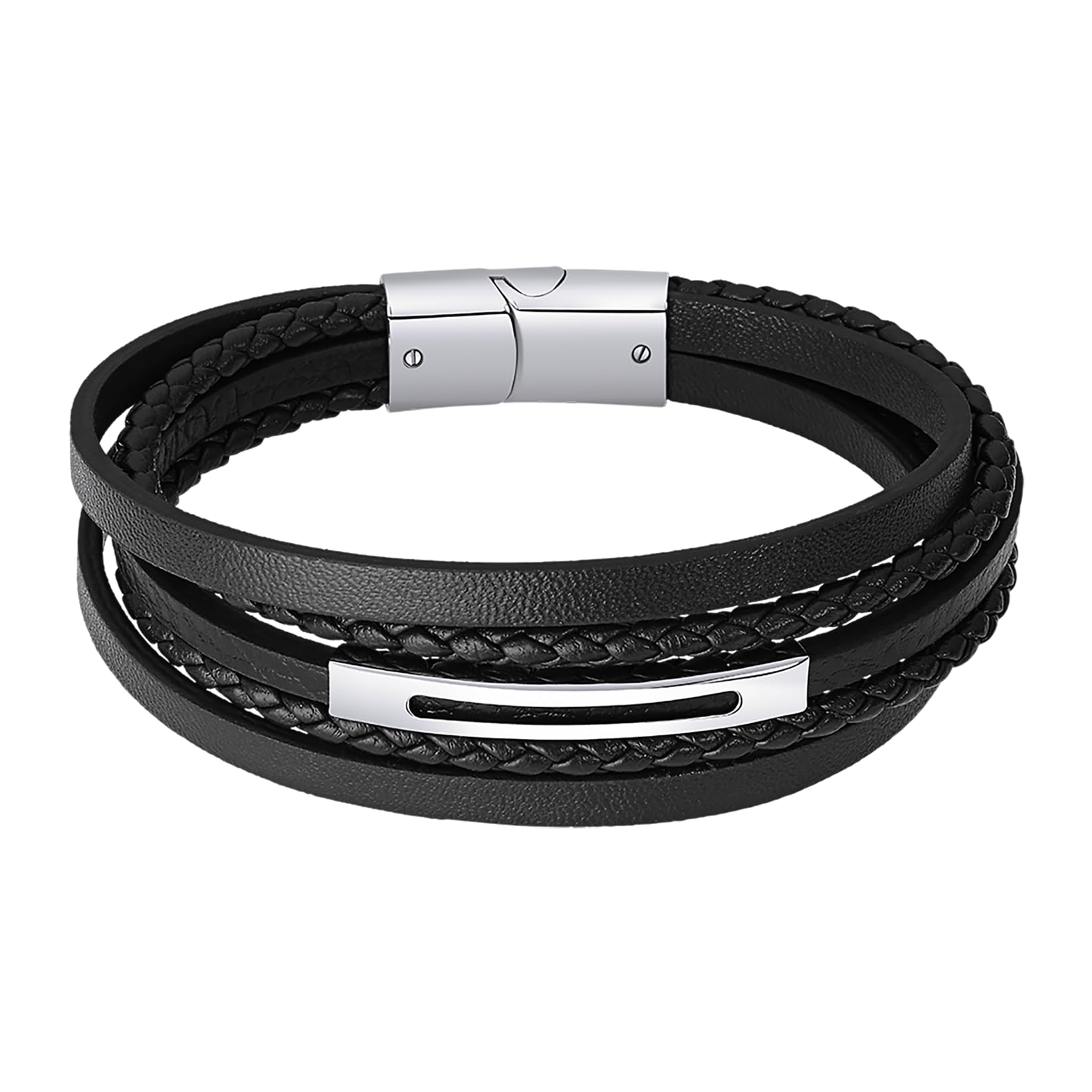 Koop Heren armband Szymon 2.0 mm in 2.64 Karaat Rond geslepen 14K Wit