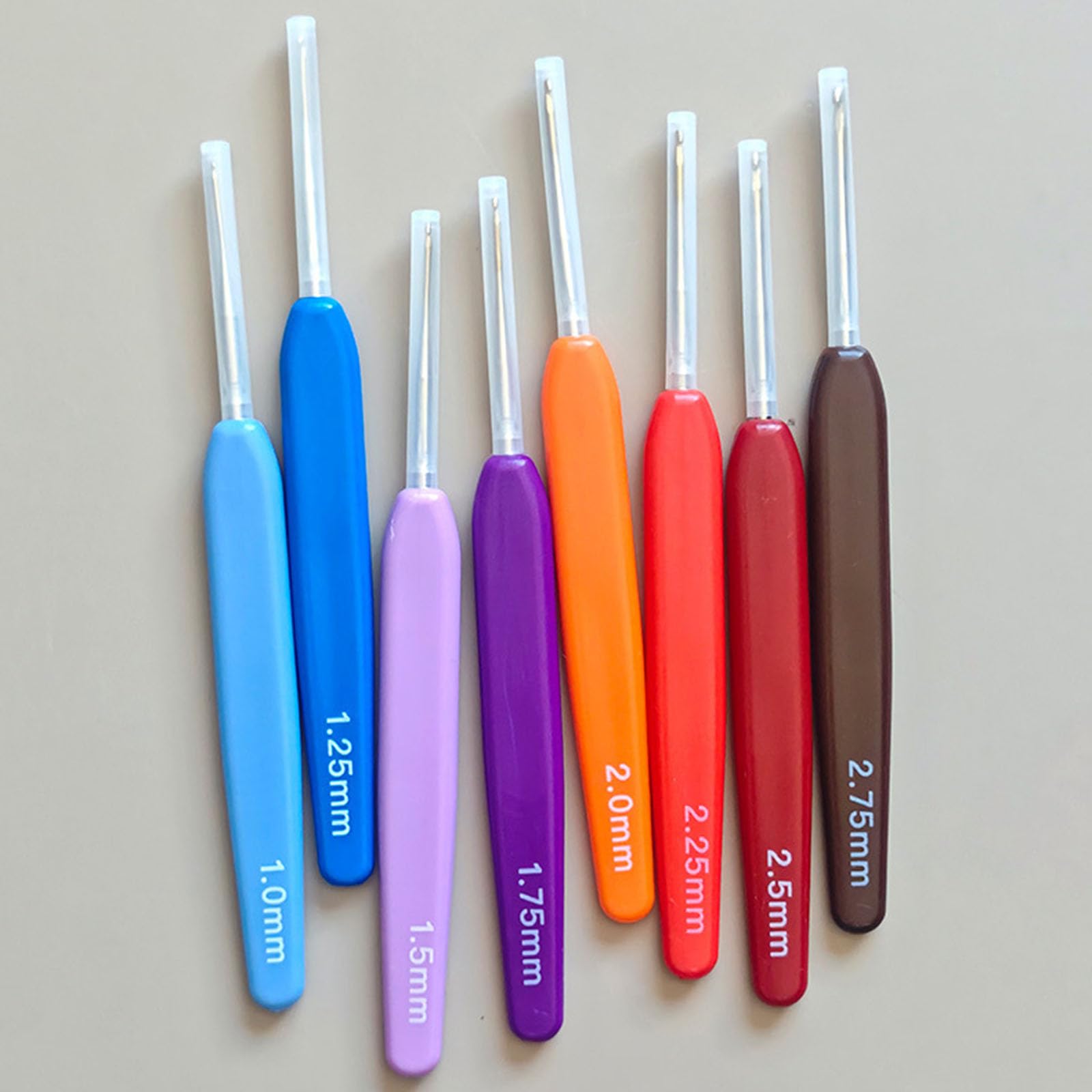 8 szt. uchwyt hak dziewiarski ergonomiczny uchwyt szydełko z markerem duża igła oczkowa do tkania rzemiosła szydełkowego sondy