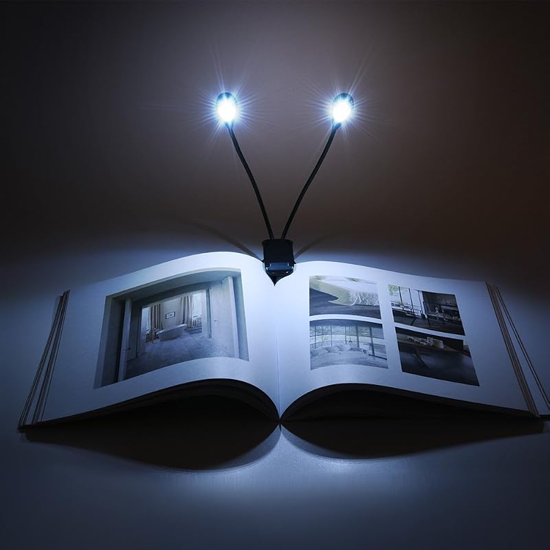 Tyenaza LED Zeneállvány Lámpa Rugalmas Nyakkal Dupla Kar Olvasáshoz Zongorához