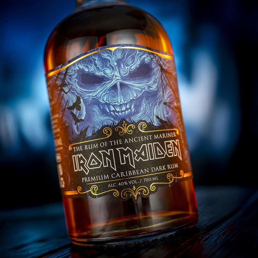 Iron Maiden | The Rum of the Ancient Mariner | Premium Caribbean Dark Rum | Sanfte Süße | 0,7 Liter | 40%
