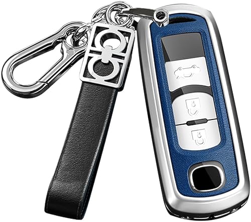 ontto 234 botones de la piel de la llave del coche inteligente cubierta para llave de coche para Mazda 2 3 5 6 8 CX3 CX4 CX5 CX7 CX9 Atenza Axela