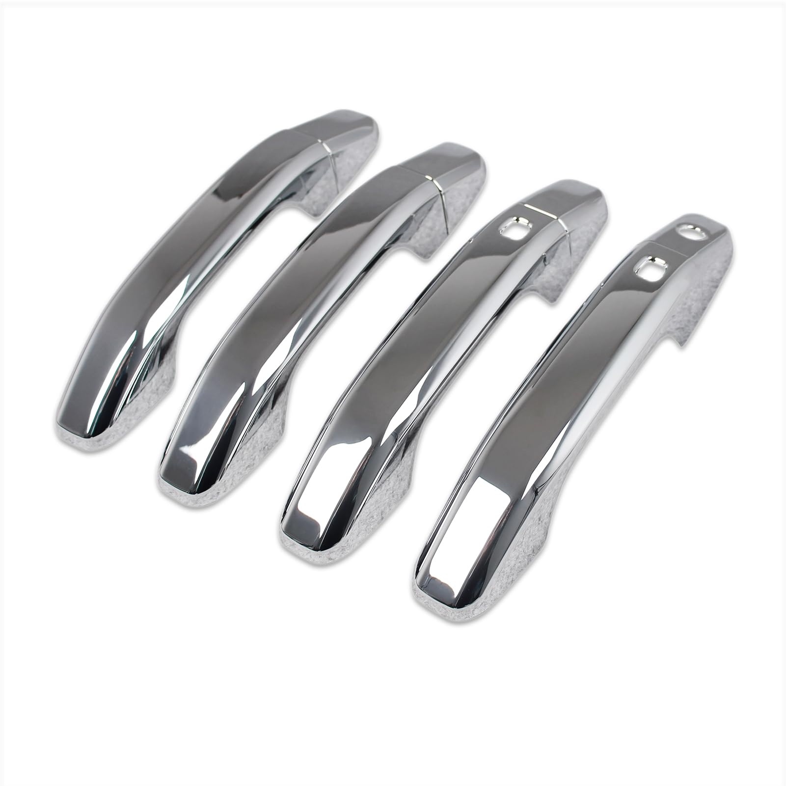 Garnitures de poignée de porte extérieure pour Chevrolet Silverado 2019-2025 finition chromée