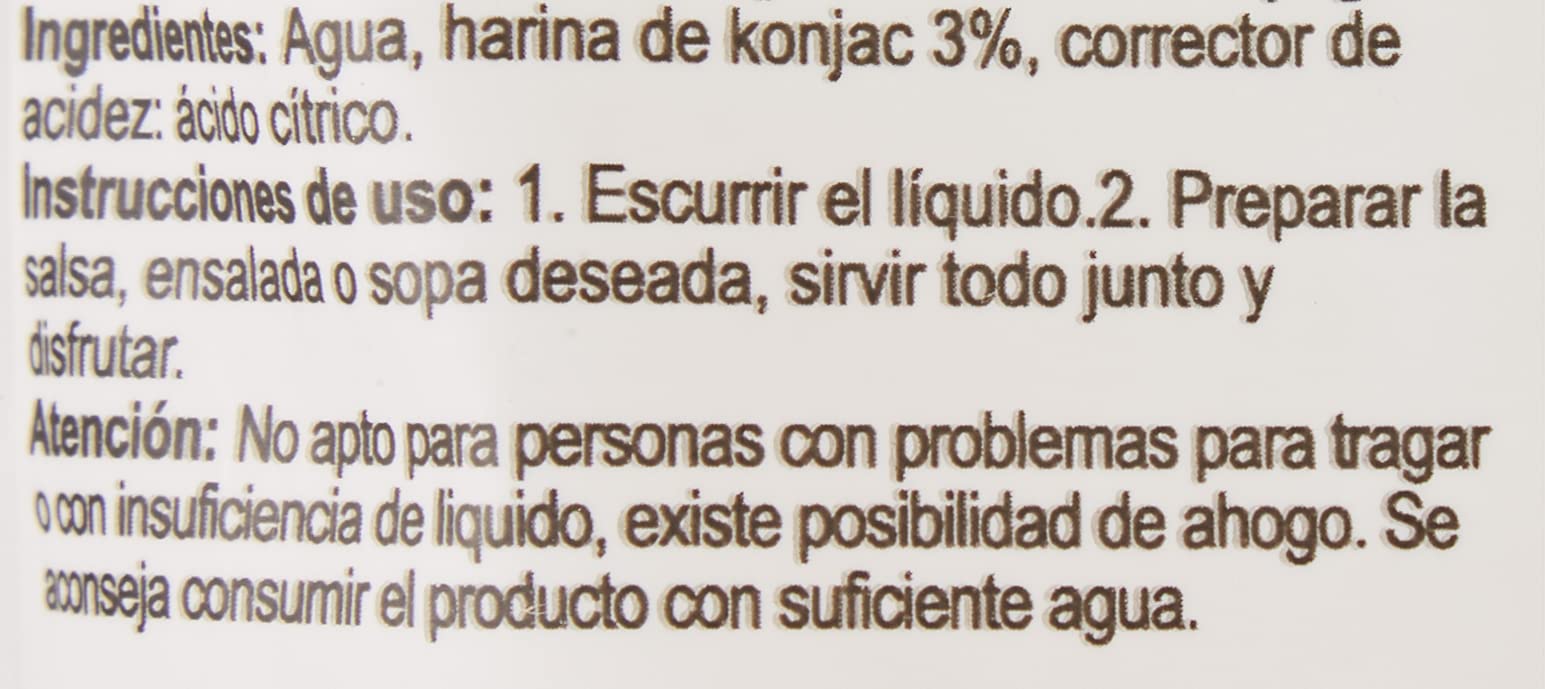 Miyata Shirataki Espaguetis De Harina De Konjac 270 g