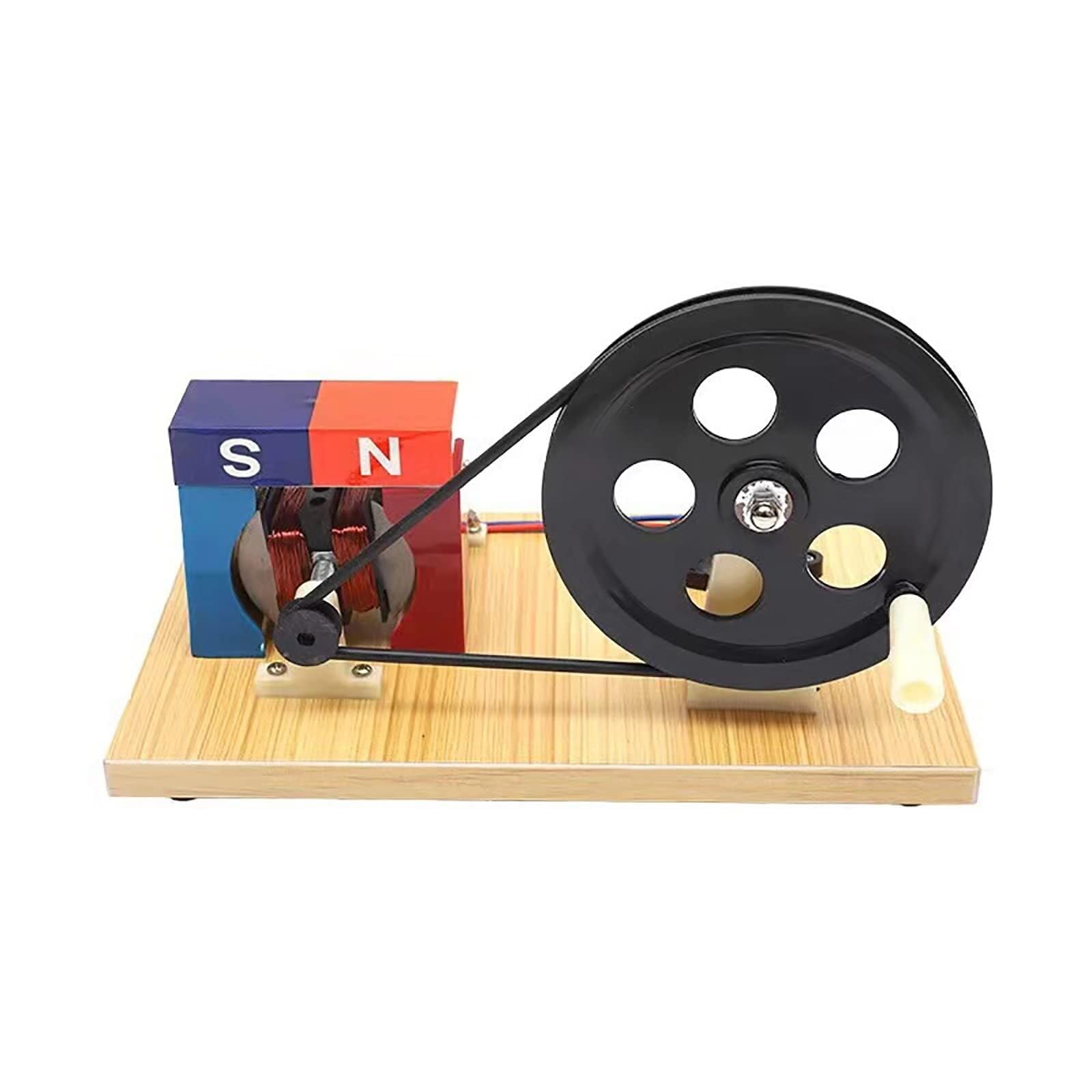 Physikalisches handgekurbeltes AC/DC-Generatormodell, elektromagnetische Versuchsausrüstung, magnetoelektrisches Demonstrationsgerät, magnetoelektrisches Demonstrationsgerät für de