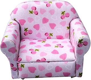 COHEALI Móveis Em Miniatura Móveis De Madeira Móveis Retrô Móveis De Sofá Em Miniatura Para Decoração Brinquedos De Madeira Casa De Boneca Individual Querida Mini Móveis Modelo De